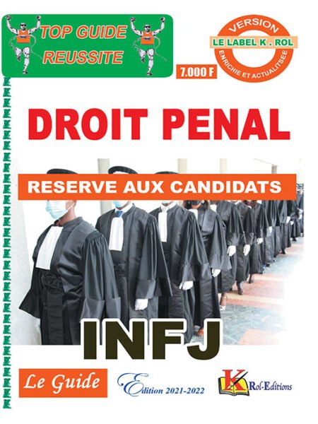 INFJ DROIT PENAL